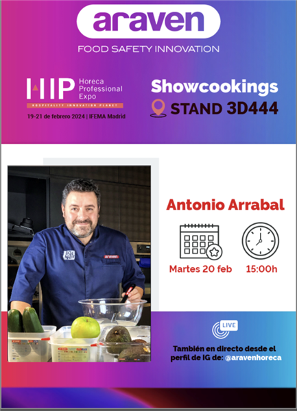Showcooking Antonio Arrabal