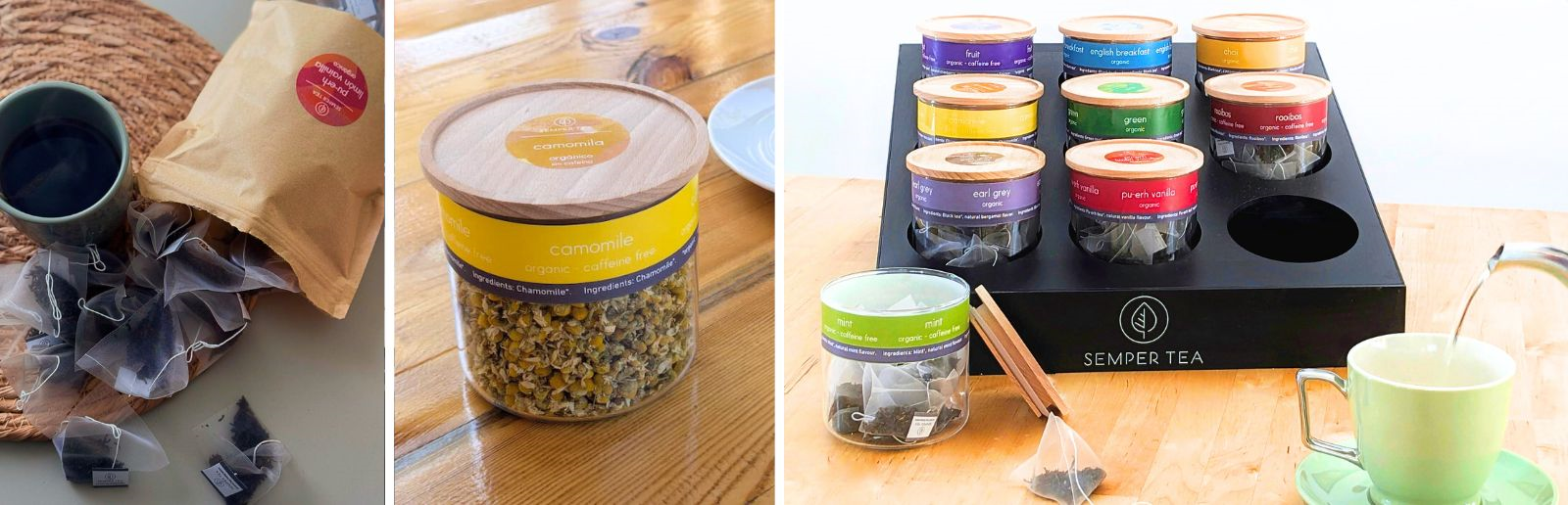 New tea display in accordance with the UNE-EN 13432 standard